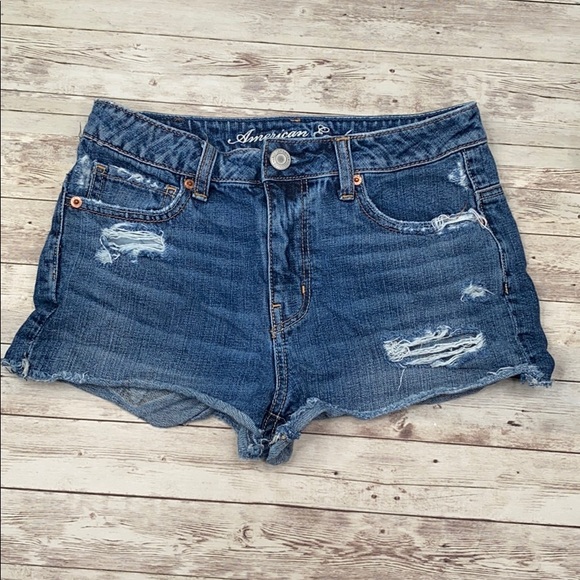 American Eagle Outfitters Pants - American Eagle medium wash denim shorts - 4
